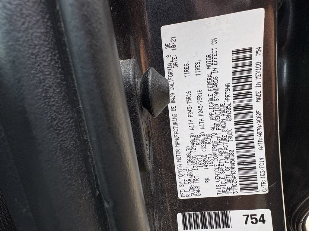 2022 Toyota Tacoma 4WD SR