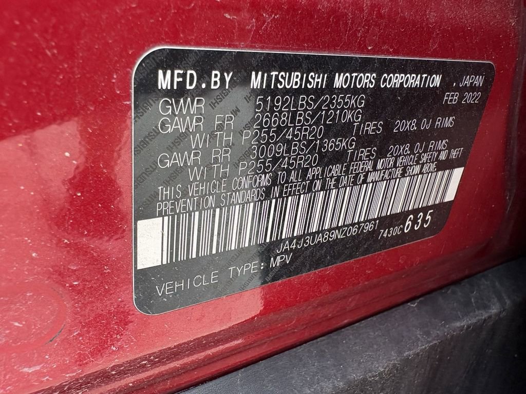 2022 Mitsubishi Outlander SE