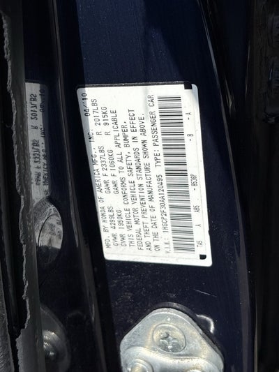 2010 Honda Accord LX 2.4