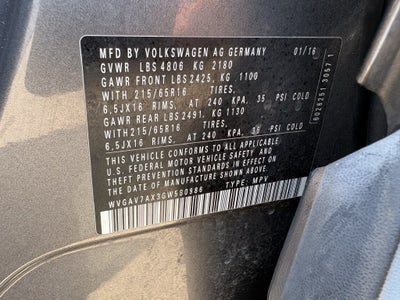 2016 Volkswagen Tiguan S