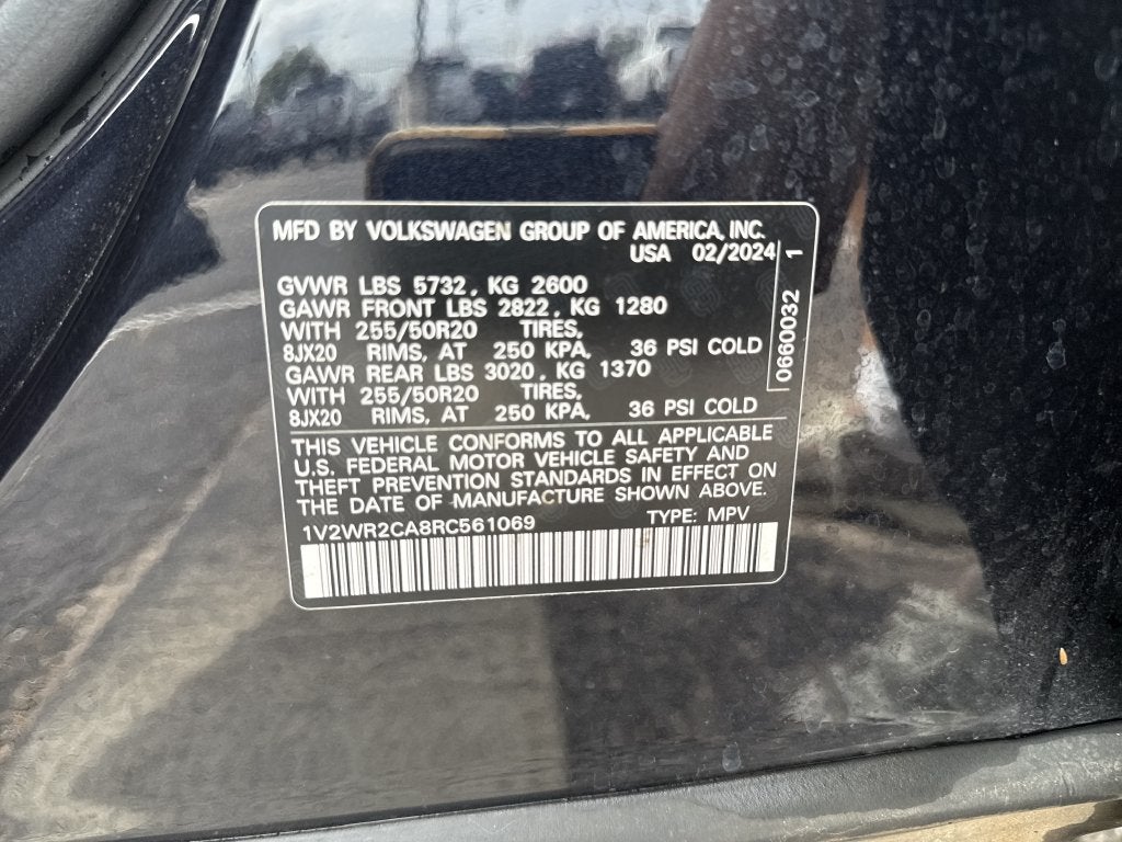 2024 Volkswagen Atlas 2.0T SE w/Technology