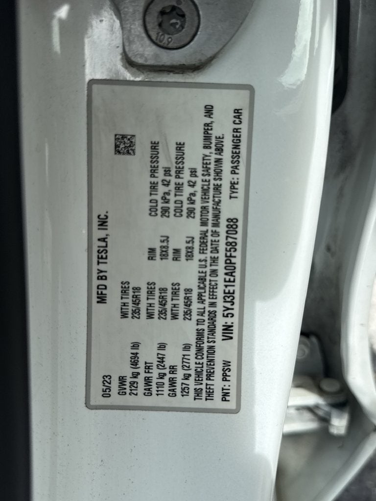 2023 Tesla Model 3 Base