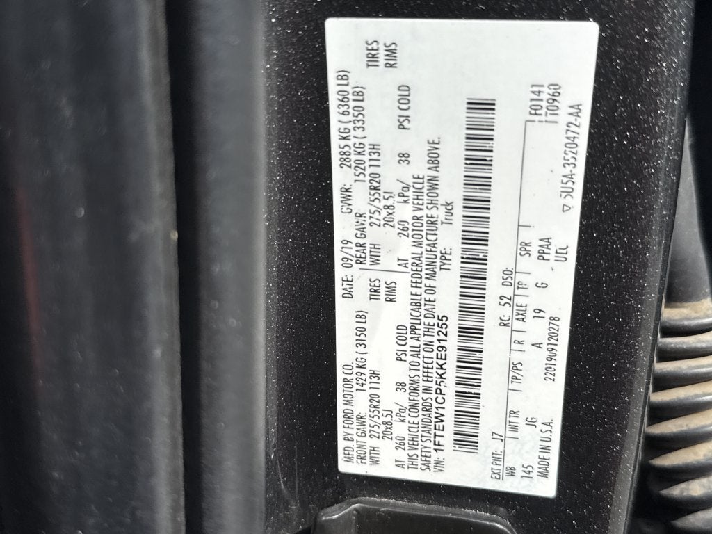2019 Ford F-150 XL