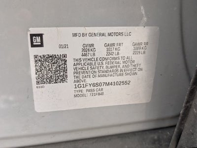 2021 Chevrolet Bolt EV LT