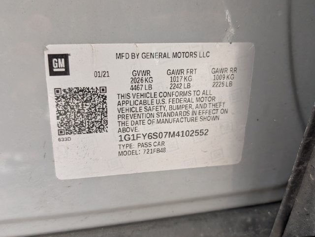 2021 Chevrolet Bolt EV LT
