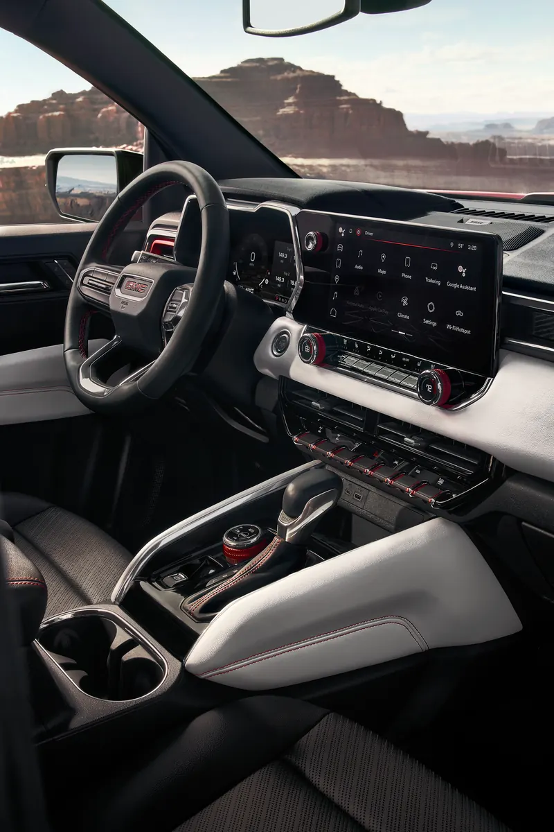 2026 GMC Canyon infotainment system at DeMontrond Buick GMC in Houston TX