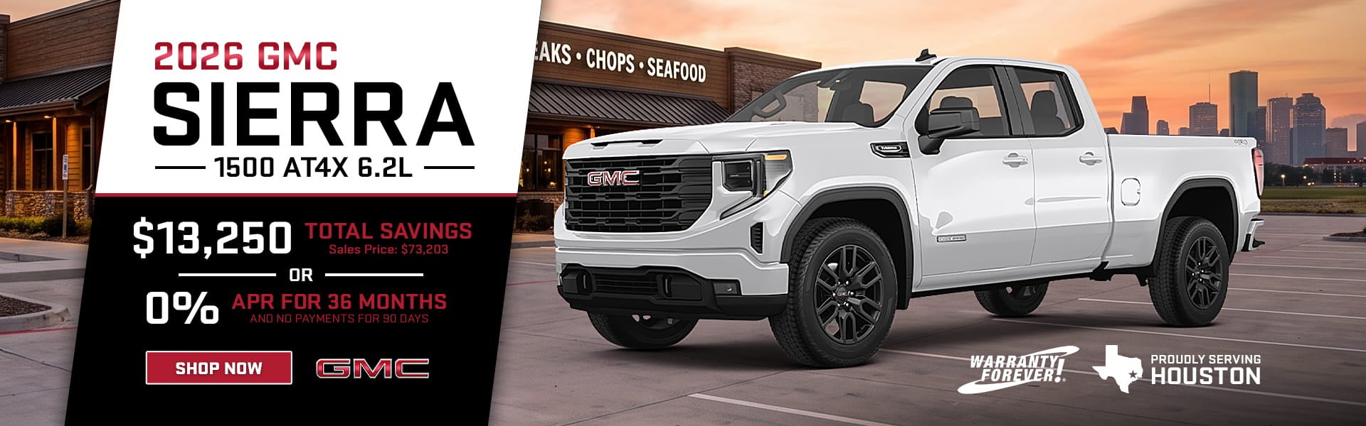 2026 GMC Sierra 1500 AT4X 6.2L