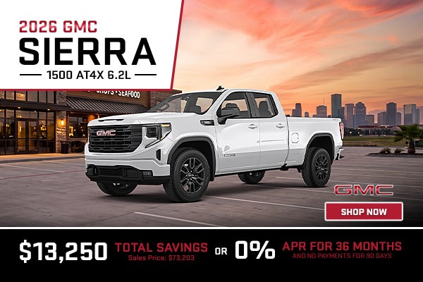 2026 GMC Sierra 1500 Offers from DeMontrond Buick GMC in TX