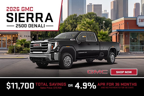 2026 GMC Sierra 2500 Offers from DeMontrond Buick GMC in TX