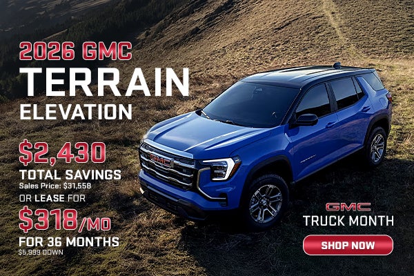 2026 GMC Terrain at DeMontrond GMC